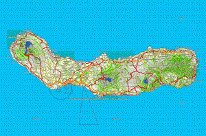 Gps Karte Von Sao Miguel Gps Azoren Online Com